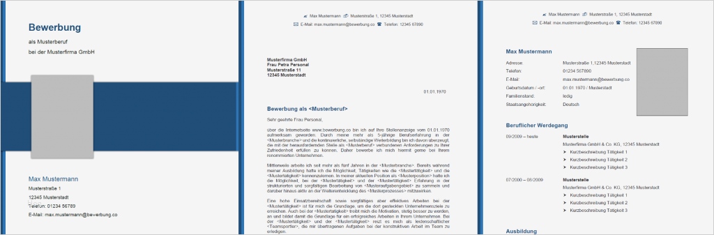 Vorlage Bewerbung Word Hübsch Bewerbung Muster & Vorlagen Kostenlos Herunterladen
