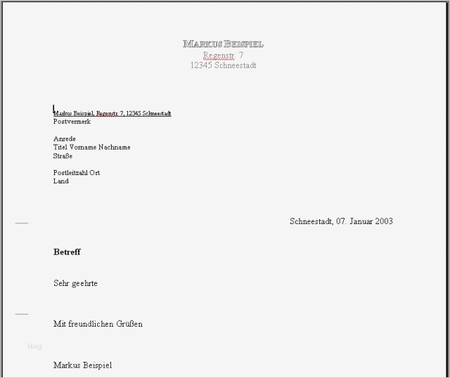 Vorlage Brief Word Fabelhaft Private Din Brief Vorlage Für Word Download Chip