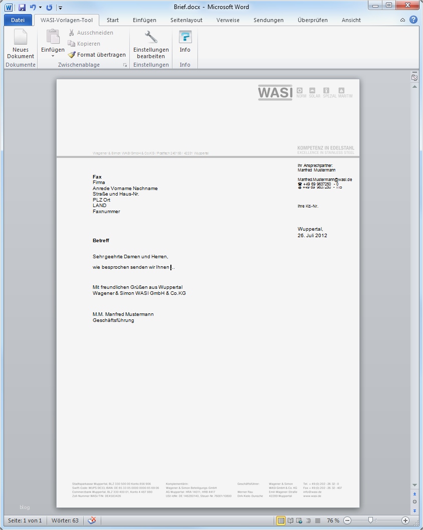 Vorlage Briefpapier Schön Eworks Referenz