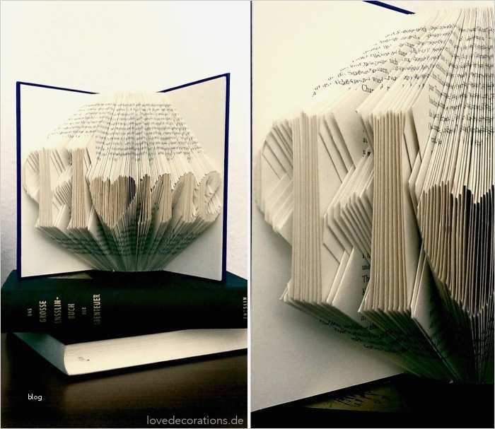 Vorlage Buch Falten Genial Buch origami – Love Decorations