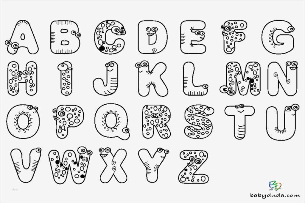 Vorlage Buchstaben Hübsch Buchstaben Ausmalen Alphabet Malvorlagen A Z