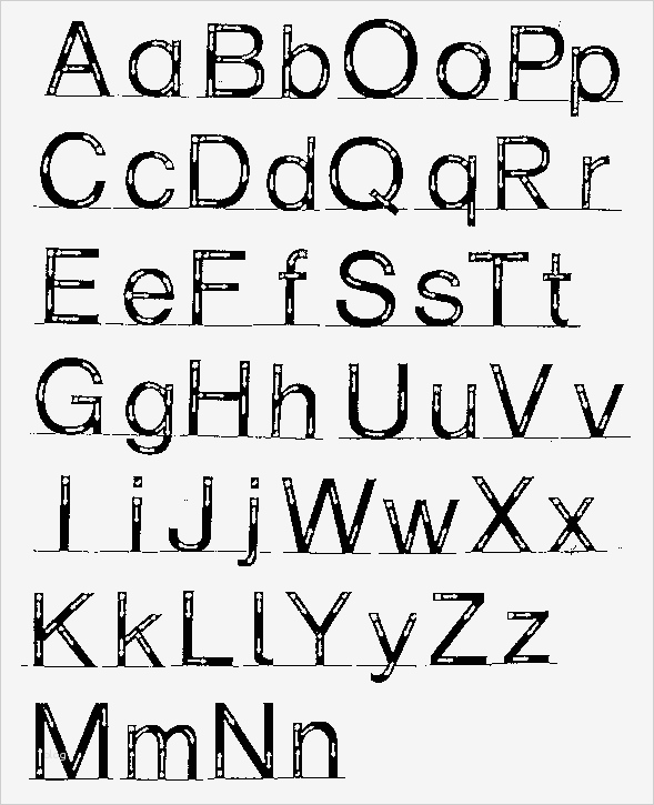 Vorlage Buchstaben Wunderbar Buchstaben Alfabet
