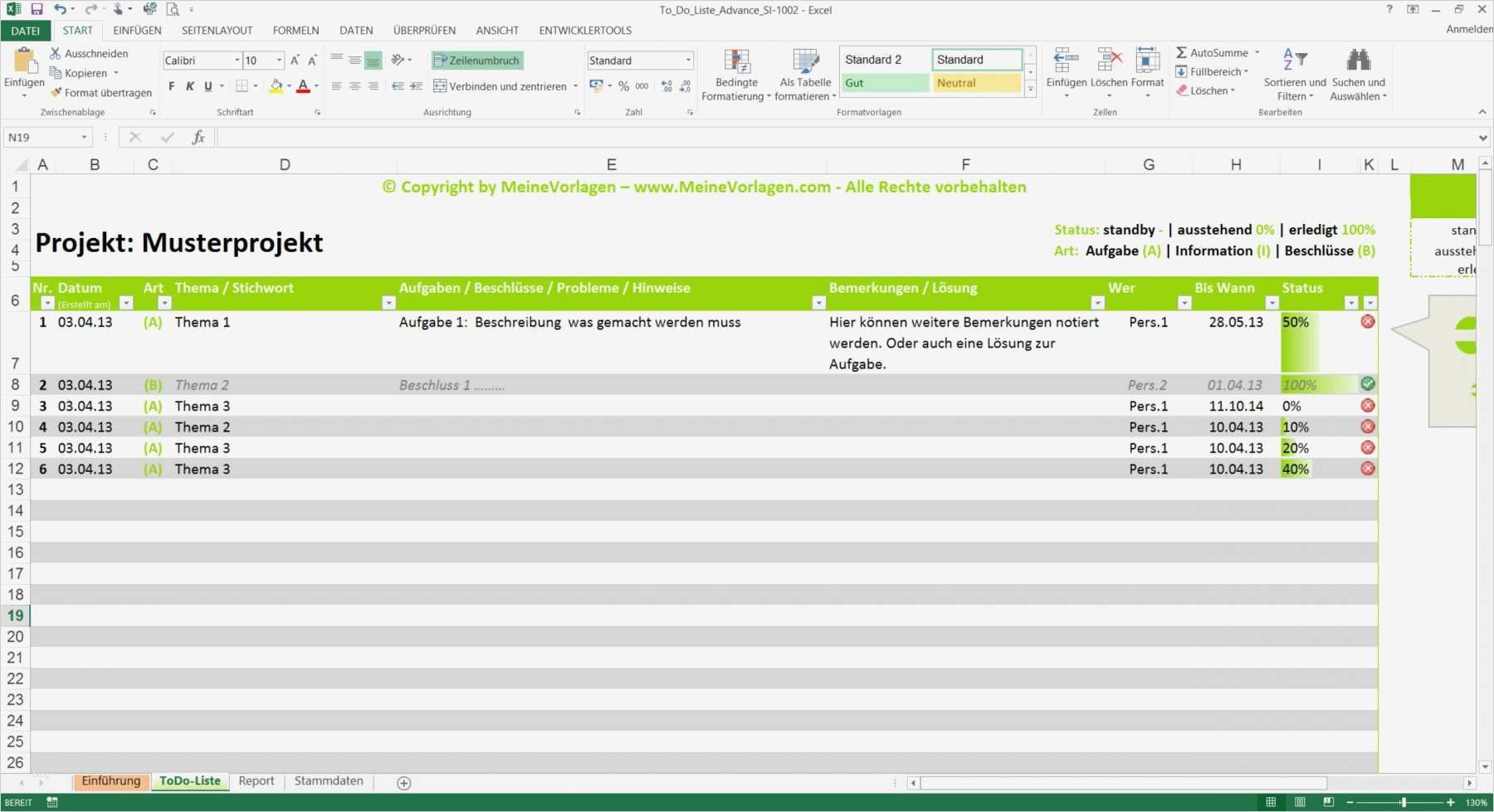 Vorlage Checkliste Arbeitsabläufe Einzigartig to Do Liste Excel Vorlage Pendenzenliste Aufgabenliste