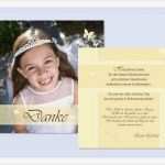 Vorlage Danksagung Kommunion Kostenlos Wunderbar Danksagungskarte Kommunion Konfirmation Danksagung