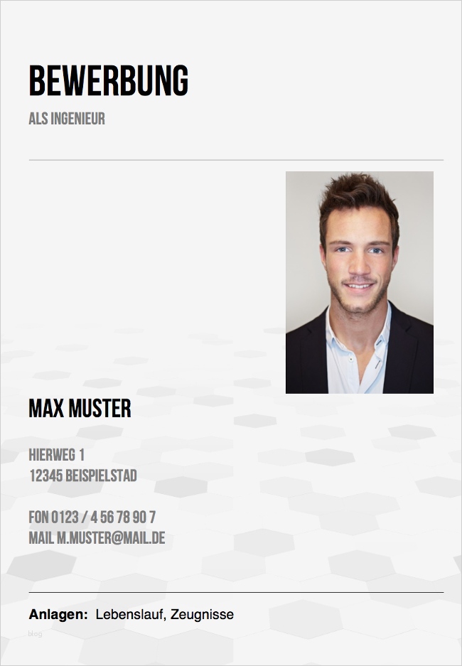 Vorlage Deckblatt Bewerbung Genial Deckblatt Bewerbung Tipps Und Gratis Vorlagen