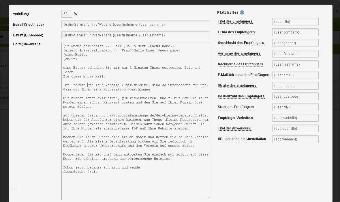 Vorlage E Mail Gut Gastartikel Effiziente Linkakquise Mit Mailingkampagnen