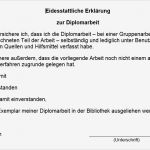 Vorlage Eidesstattliche Versicherung Gut Eidesstattliche Erklärung Für Bachelorarbeit Und Masterarbeit