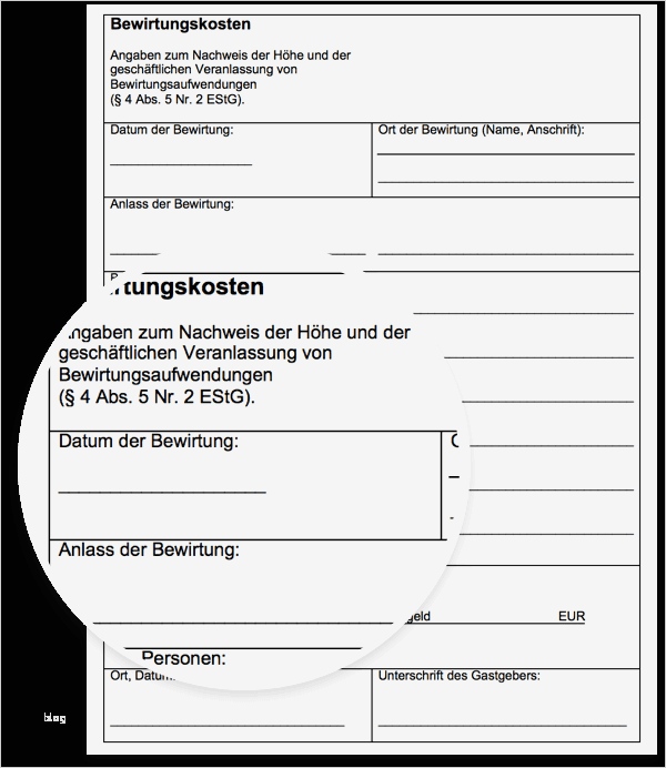 Vorlage Eigenbeleg Genial Bewirtungsbeleg Vorlage Muster Als Gratis Download Sevdesk