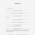 Vorlage Einer Vollmacht Gut Muster Einer Vollmacht