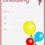 Vorlage Einladung Geburtstag Wunderbar Vorlage Einladung Geburtstag
