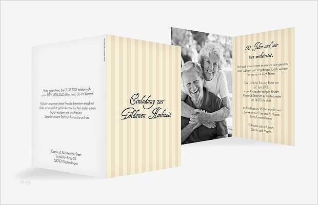 Vorlage Einladung Goldene Hochzeit Erstaunlich Einladung Goldene Hochzeit „gestreift“