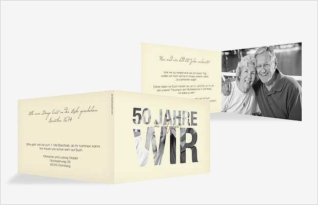 46 Wunderbar Vorlage Einladung Goldene Hochzeit Bilder 2 Einladung Goldene Hochzeit "Durchblick"