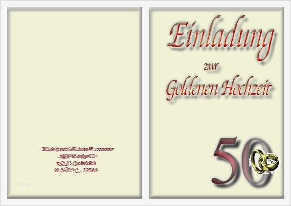 Vorlage Einladung Goldene Hochzeit Süß Goldene Hochzeit 2