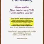 Vorlage Einladung Klassentreffen Word Angenehm Einladung Vorzüglich Einladung Zum Klassentreffen