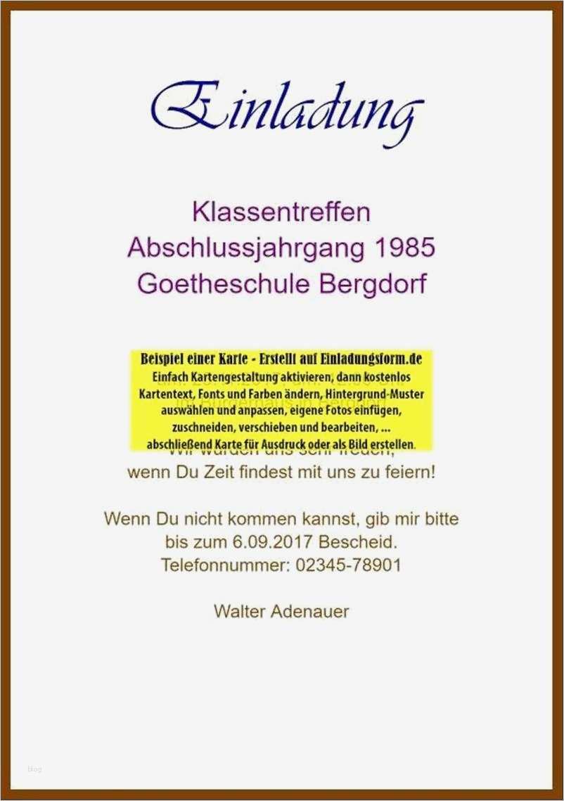 Vorlage Einladung Klassentreffen Word Angenehm Einladung Vorzüglich Einladung Zum Klassentreffen