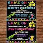 Vorlage Einladung Lasertag Best Of Lasertag Einladungen Kostenlos