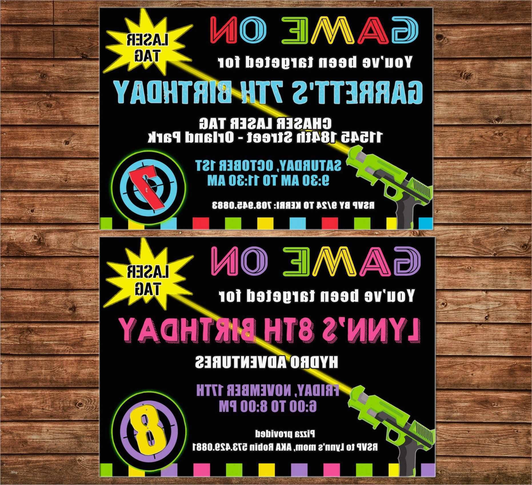 Vorlage Einladung Lasertag Schönste Einladung Lasertag Ausdrucken