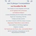 Vorlage Einladung Vereinsjubiläum Angenehm Einladung Jubilaum Verein – Travelslow