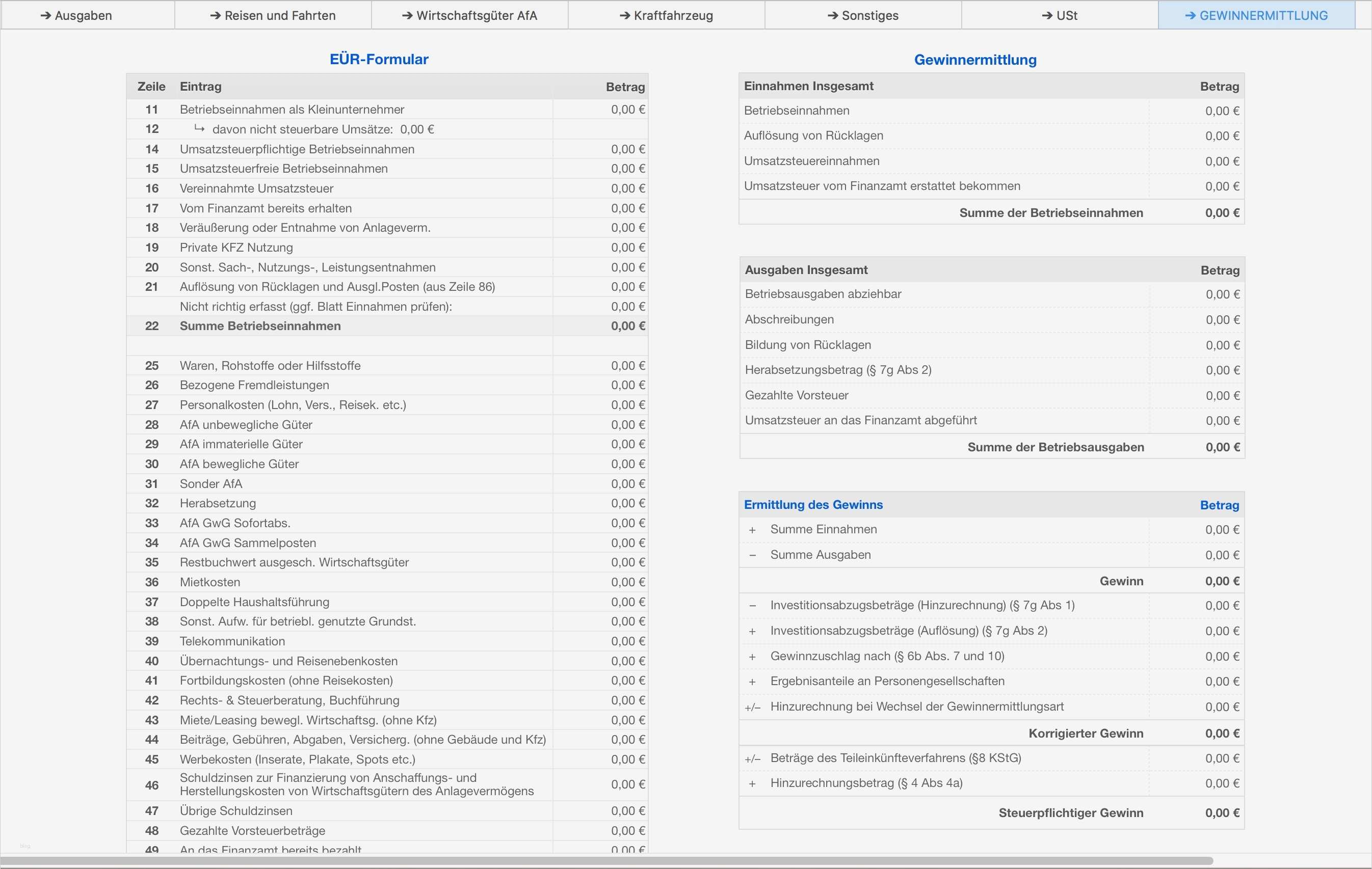 Vorlage Einnahmenüberschussrechnung Kleinunternehmer Erstaunlich Numbers Vorlage Einnahmen Überschuss Rechnung EÜr 2016