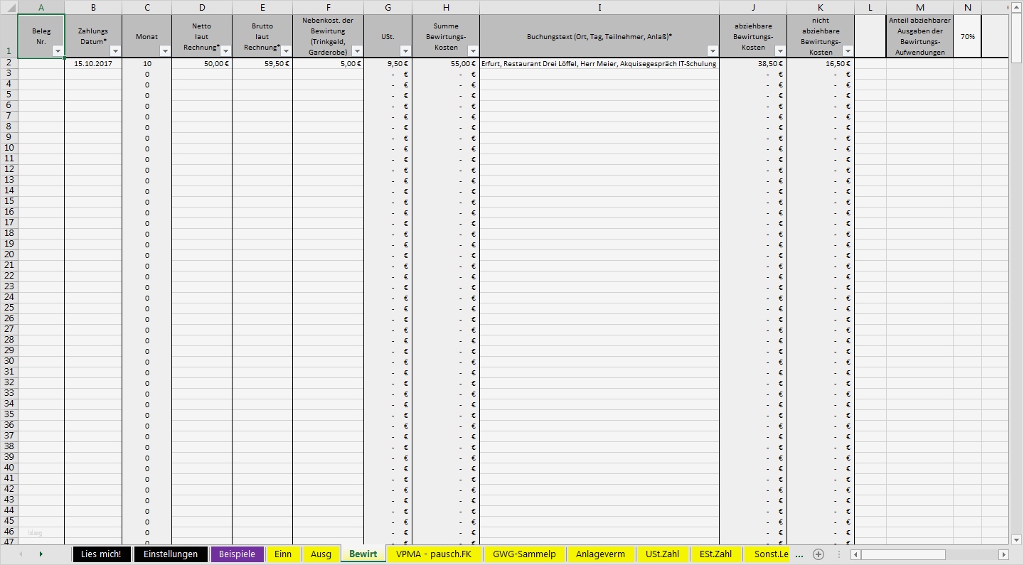 Vorlage Einnahmenüberschussrechnung Kleinunternehmer Hübsch Excel Vorlage Einnahmenüberschussrechnung EÜr Pierre