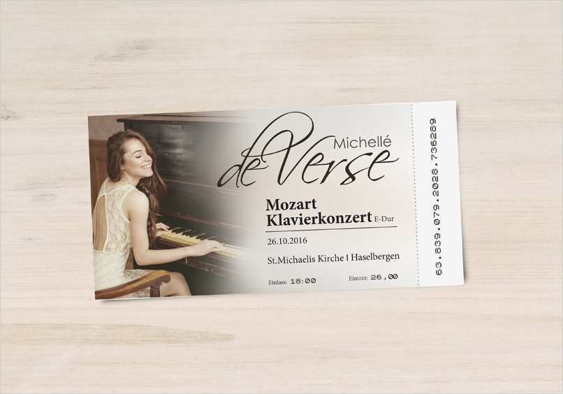 Vorlage Eintrittskarte Word Elegant Tickets Drucken & Erstellen