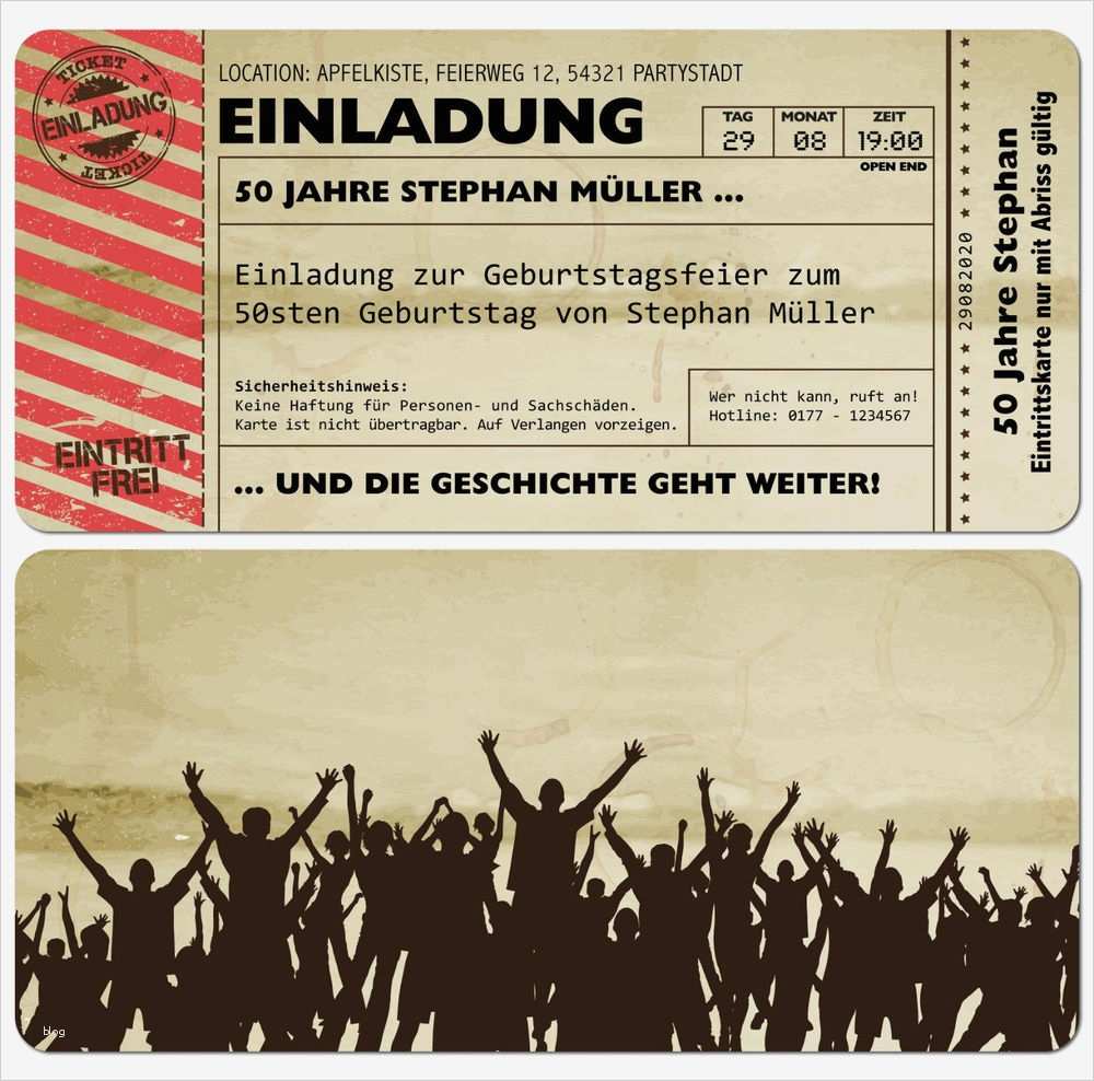Vorlage Eintrittskarte Word Neu Einladungskarten Für Geburtstag • Eintrittskarte • Ticket
