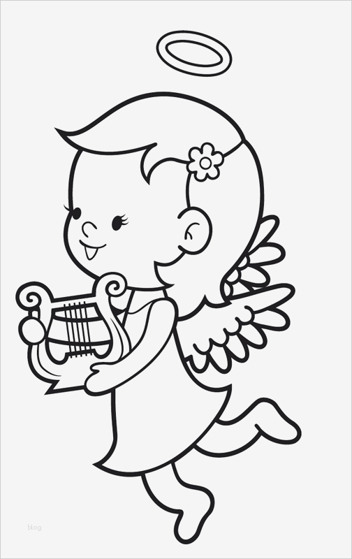 Vorlage Engel Zum Ausdrucken Gut Ausmalbild Engel Kostenlose Malvorlage Engel Mit Harfe