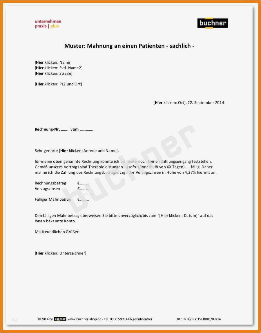 Vorlage Erste Mahnung Genial 14 Erste Mahnung Vorlage