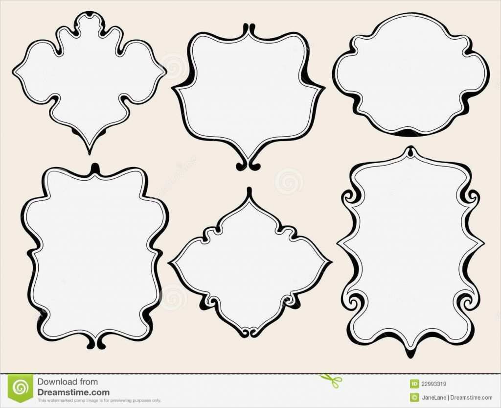 Vorlage Etiketten Schön Reeks Mooie Etiketten Royalty Vrije Stock Afbeeldingen