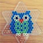 Vorlage Eule Erstaunlich Bügelperlen Eule Vorlage Für Schlüsselanhänger Strickstern