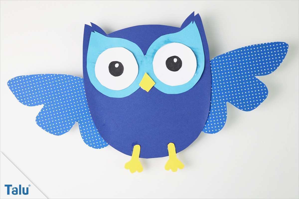 Vorlage Eule Erstaunlich Eulen Basteln Aus Papier Anleitung Und Vorlage Talu