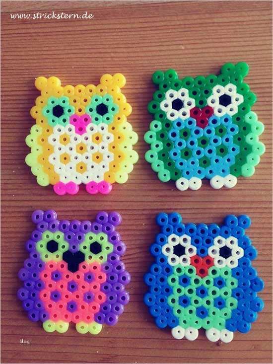 Vorlage Eule Inspiration Bügelperlen Eule Vorlage Für Schlüsselanhänger Strickstern