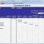 Vorlage Excel Buchhaltung Süß Excel Vorlage Haushaltsbuch 2009 Download