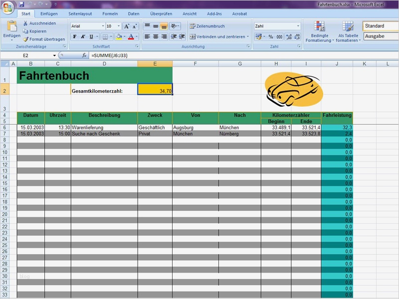Vorlage Fahrtenbuch Luxus Fahrtenbuch 2