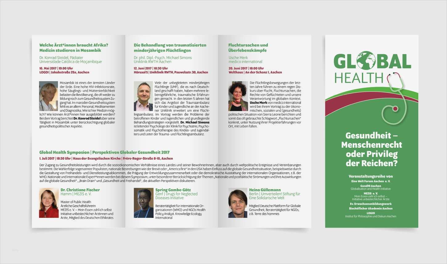 Vorlage Faltblatt Wunderbar atemberaubend Persönliche Gesundheit Zeitschrift Vorlage