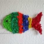 Vorlage Fisch Basteln Bewundernswert Basteln Mit Kindern Fisch Fensterbild