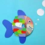 Vorlage Fisch Basteln Fabelhaft Der Regenbogenfisch – Bastelidee Mit Vorlage