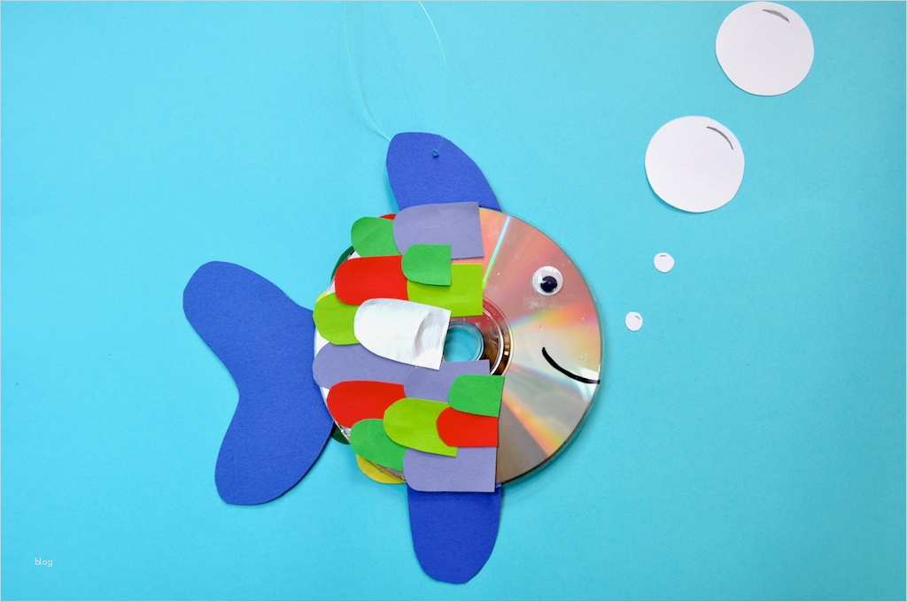 Vorlage Fisch Basteln Fabelhaft Der Regenbogenfisch – Bastelidee Mit Vorlage