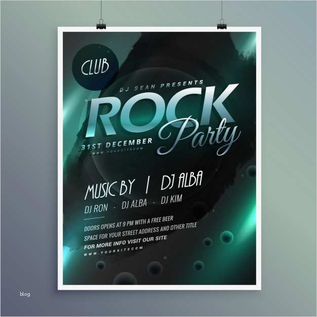 Vorlage Flyer Best Of Club Rock Party Musik Flyer Vorlage