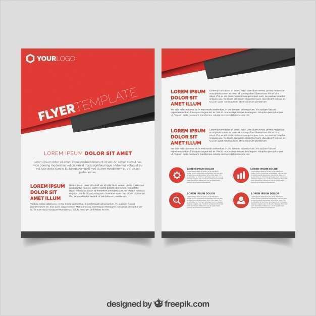 Vorlage Flyer Wunderbar Rote Und Schwarze Flyer Design Vorlage