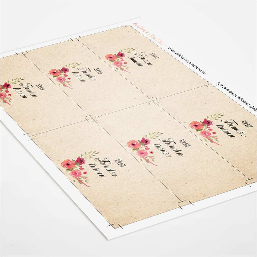 Vorlage Freudentränen Taschentücher Einzigartig Vorlage Zum Selbstdrucken Freudentränen Banderole Blumen