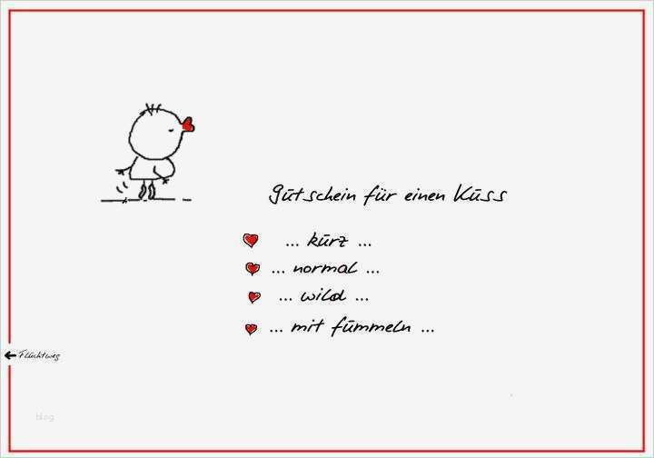 Vorlage Für Einen Gutschein Süß Illustration Gutschein Kuss