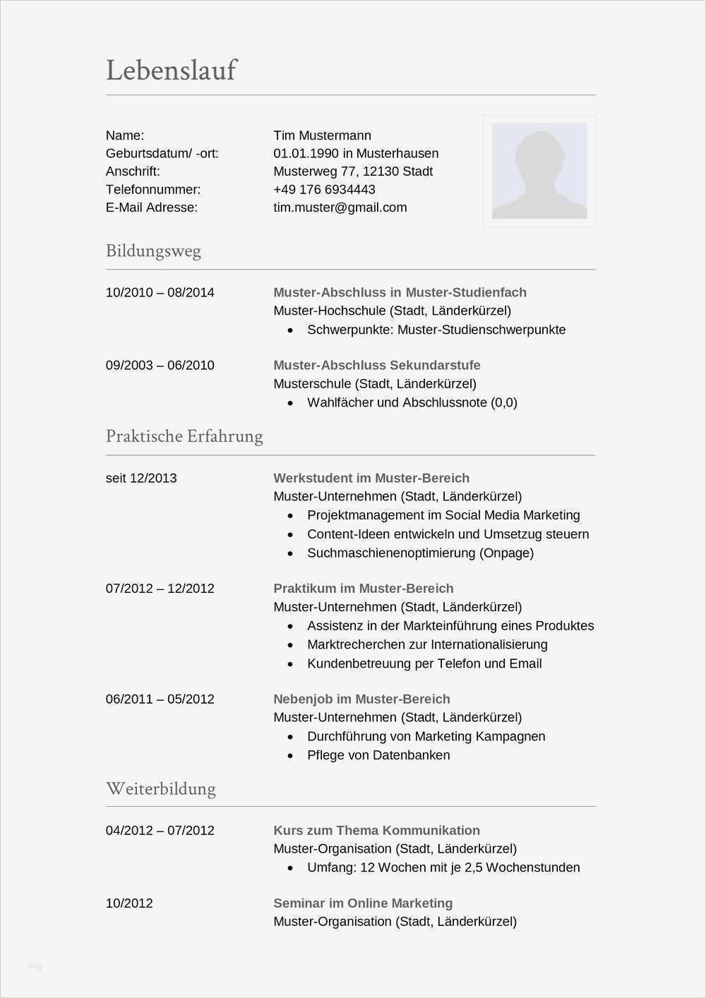 Vorlage Für Lebenslauf Bewundernswert Aktuelle Vorlage Lebenslauf Lebenslauf Beispiel