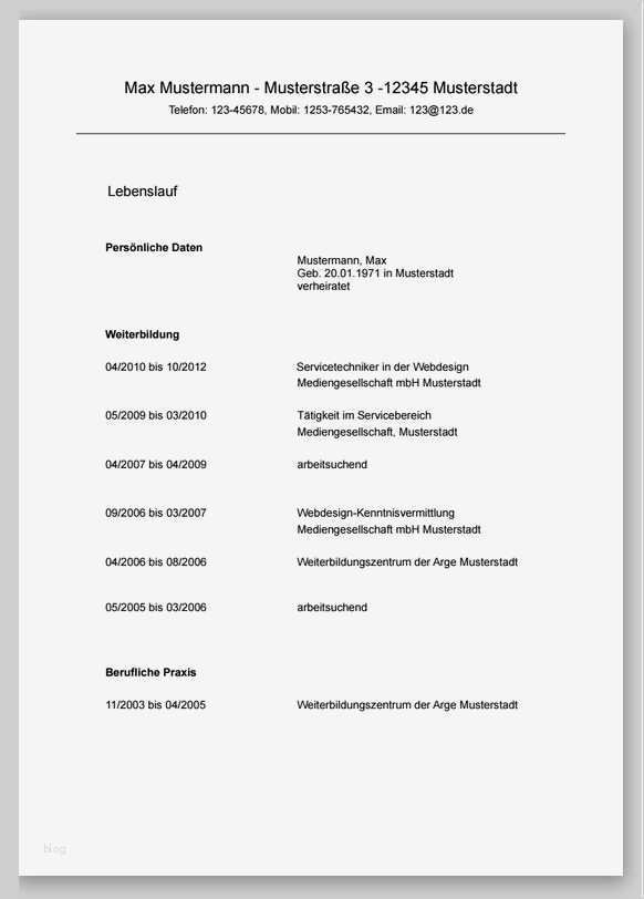Vorlage Für Lebenslauf Luxus Vordruck Lebenslauf Word Lebenslauf Beispiel
