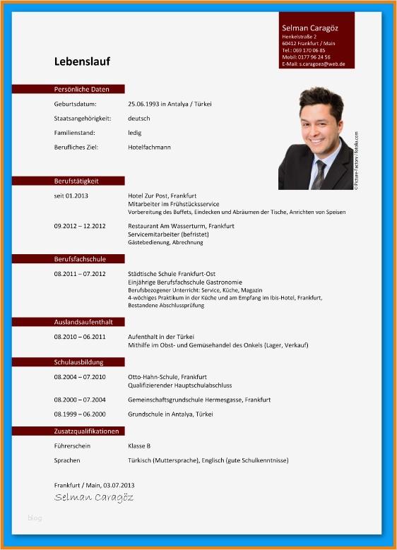 Vorlage Für Lebenslauf Word Großartig 8 Lebenslauf Muster Word