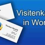 Vorlage Für Visitenkarten Word Großartig Visitenkarten Selbst Erstellen Und Gestalten