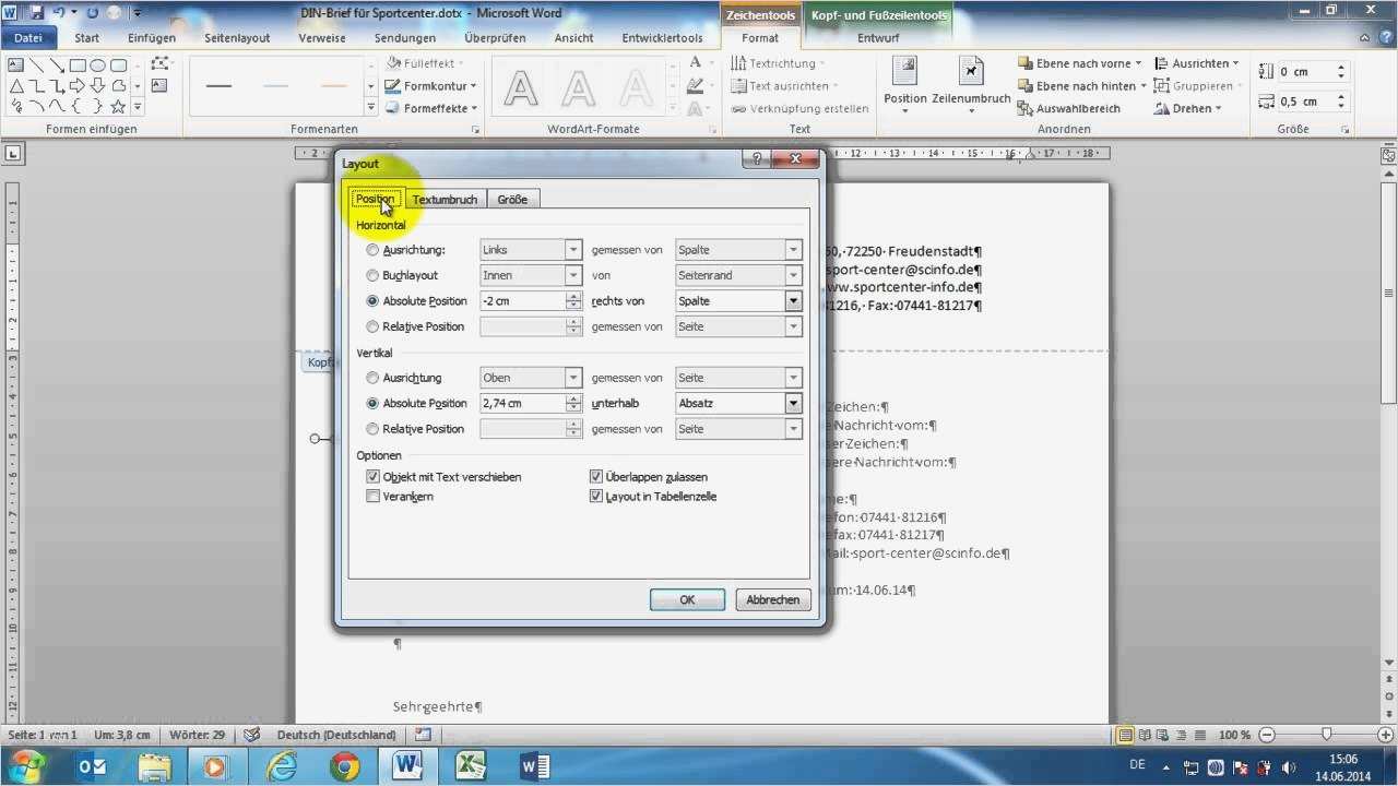 Vorlage Für Word Erstellen Cool Word 2010 Geschäftliche Din Briefe 5008 Vorlage Erstellen
