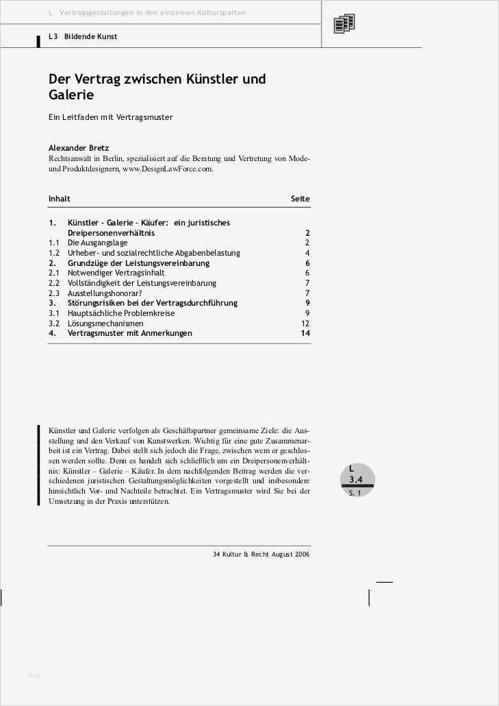 Vorlage Gbr Vertrag Hübsch Bretz Der Vertrag Zwischen Künstler Und Galerie