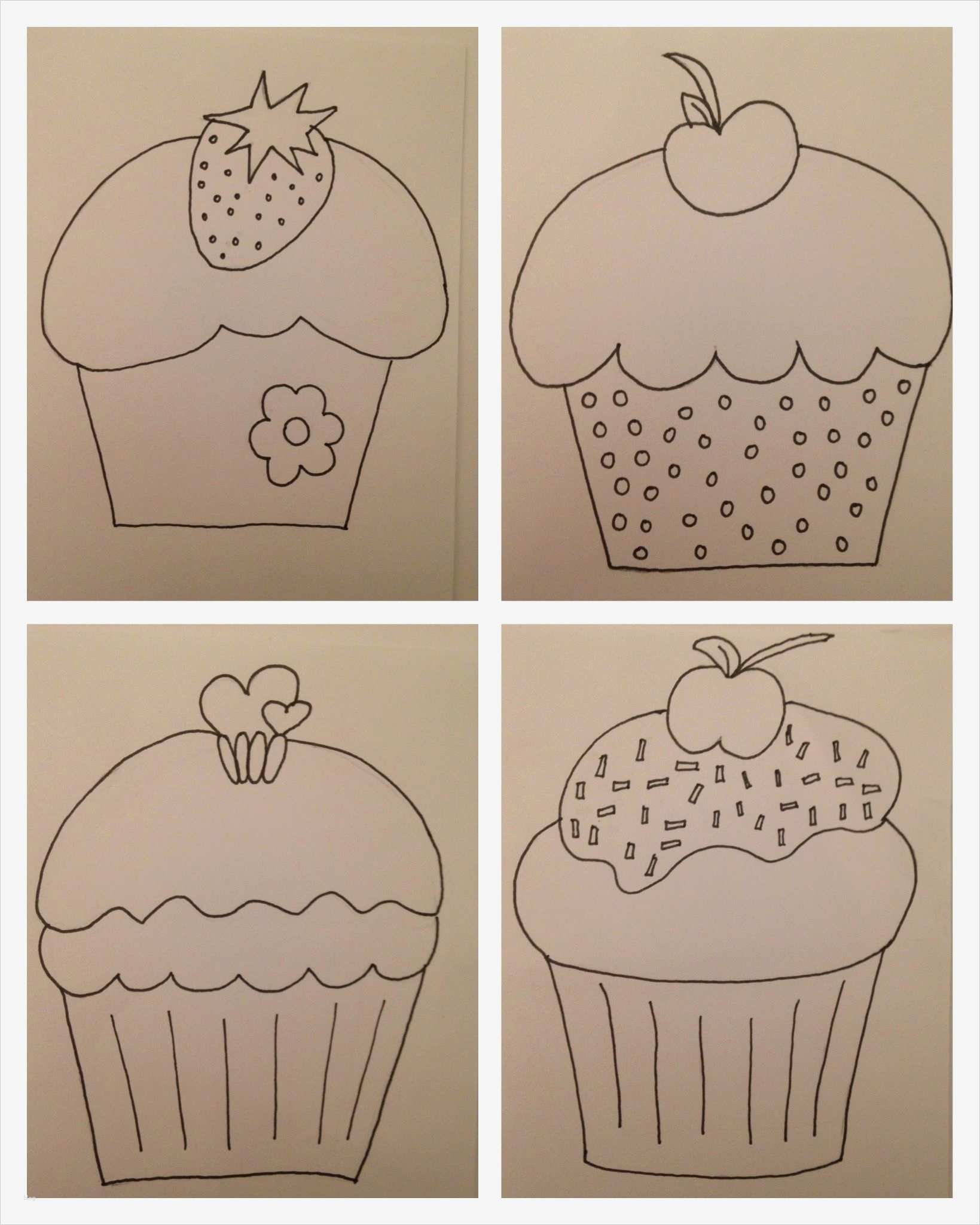 Vorlage Geburtstagskarte Einzigartig Diy – Geburtstagskarten Mit Cupcake Vorlagen Selber Machen