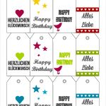 Vorlage Geschenkanhänger Kostenlos Genial Geburtstag Geschenkanhänger